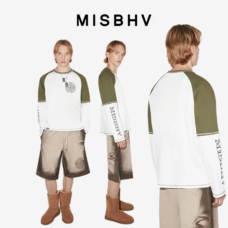 MISBHVVARSITY 70'S 长袖T恤新品25春