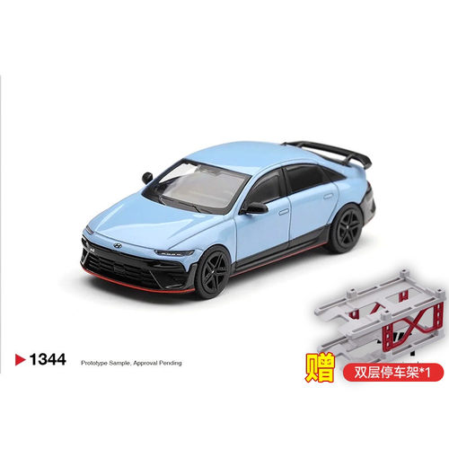 【预售保单】MINIGT 1:64 #1344 现代艾尼氪 6 N 合金汽车模型