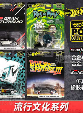 【现货】风火轮娱乐文化保时捷911GT3RS瑞克和莫蒂MTV合金车模