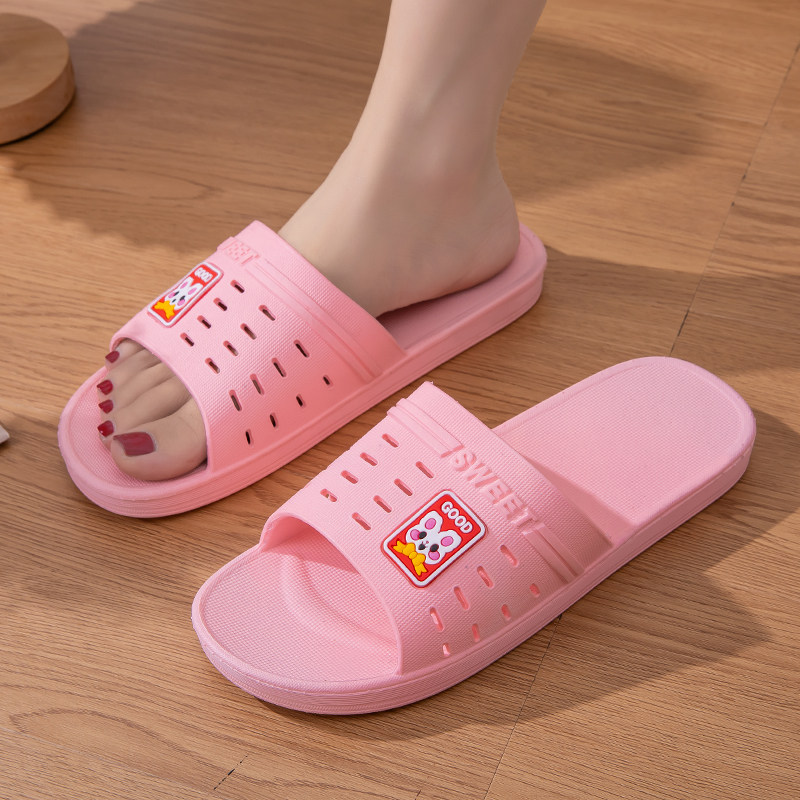 女士拖鞋夏季韩版时尚家用耐磨防滑洗澡一字拖室外平底凉拖鞋PVC,女鞋,一字拖,淘宝优惠券,粉丝福利购,淘宝优惠卷