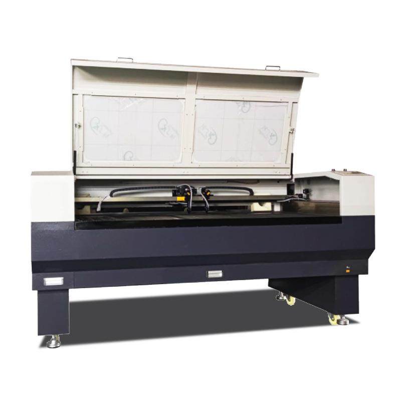 激光割机绣毛绒花ywe布贴刺绣商标皮革激光切裁剪机竹简玉石雕机