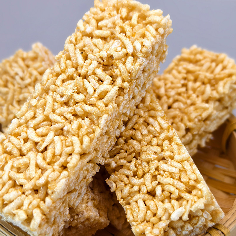 （独立装）米花糖批发红糖怀旧大米红糖爆米花上班解馋耐吃小零食