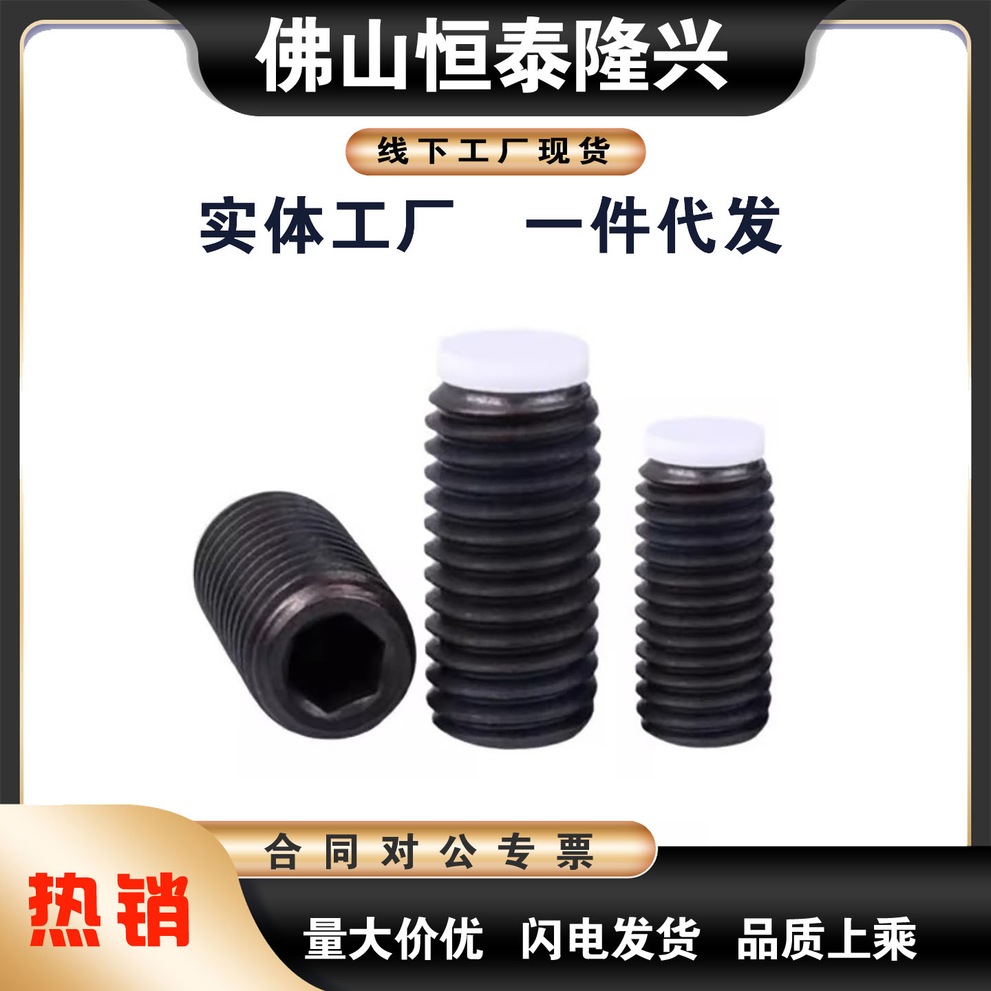 TDA01-M6/M8/M10-L5/L6/L8/L10/L12/L16/L20/L25 挡块止动螺丝