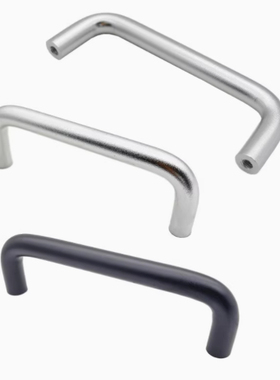 铝制圆形拉手XAE11/12-D19-L150/170/190/203/230设备门U形把手