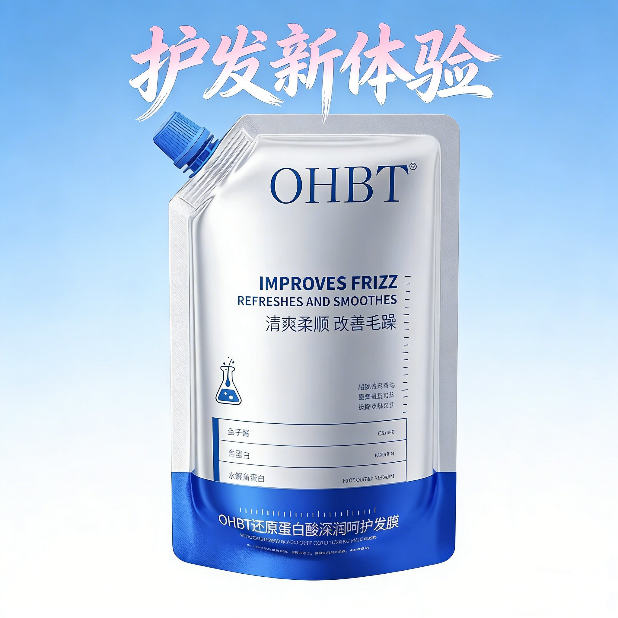 鱼子酱角蛋白发膜免蒸修护毛躁干枯染烫柔顺护发防断发留香女3图片