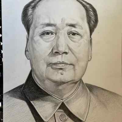 速写头像全身素描简笔画写生照片石膏代画当天发货手绘画定制