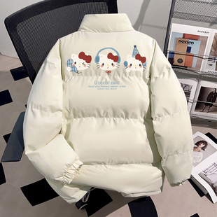 真维斯潮牌chic凯蒂猫90白鸭绒羽绒服女生款冬季保暖个性学生外套