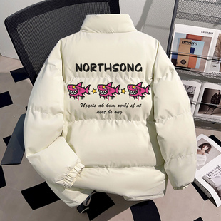 真维斯冬季街头潮牌90白鸭绒羽绒服男女美式高街vibe保暖轻薄外套