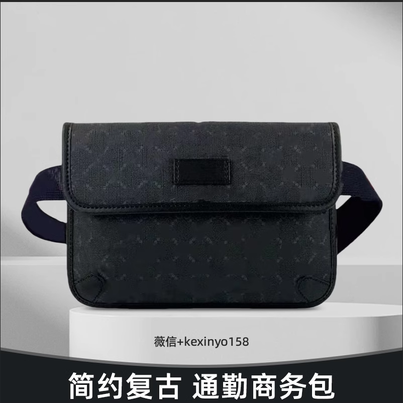 新款包包男女通用百搭简约时尚斜挎包胸包腰包印花情侣款单间包
