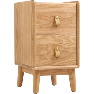 林氏家居北欧简约实木床头柜小型卧室收纳储物柜子LH112