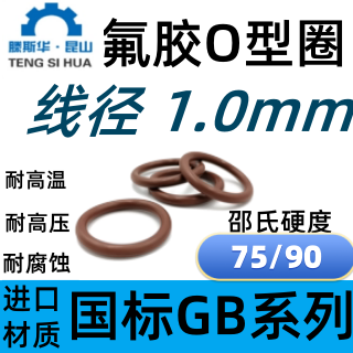 国标FPMO型圈外径3-106mm线径1.0mm氟胶VITONO圈O令高压FKM密封圈