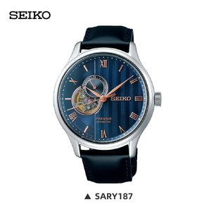 日本直邮SEIKO 精工Presage蓝宝石镂空机械男表 SARY187