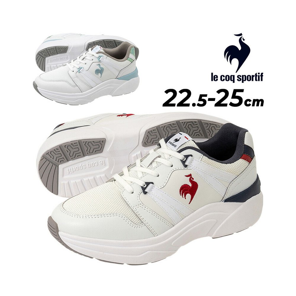 日本直邮Le Coq 厚底运动鞋女士 3E 等效 Le Coq Sportif LCS Bou 女鞋 休闲板鞋 原图主图