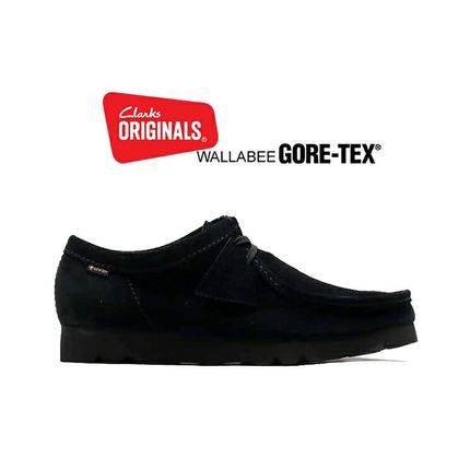 日本直邮CLARKS WALLABEE GORE-TEX 26149449防水 GTX 男士VIBRAM