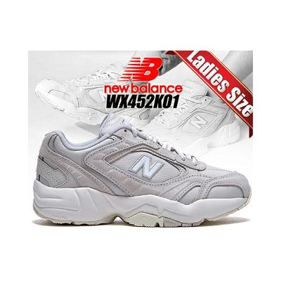 日本直邮NEW BALANCE WX452KO1 灰色 灰色 女士运动鞋 ABZORB