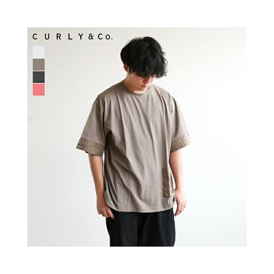 日本直邮221-14042 CURLY&Co. GENTLY POCKET H S TEE 绅士口袋半