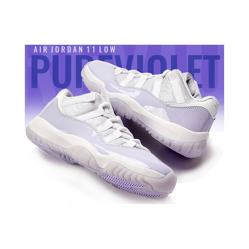 日本直邮NIKE 1 RETRO LOW纯罗兰白 ah7860-101 PURE VIOLET Pure