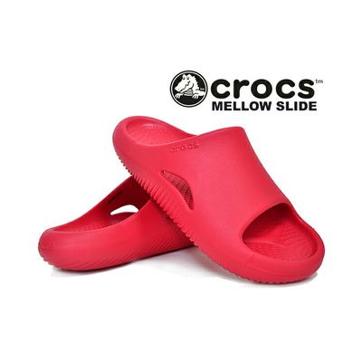 日本直邮crocs MELLOW SLIDE VARSITY RED 208392-6wc 校队凉鞋骑