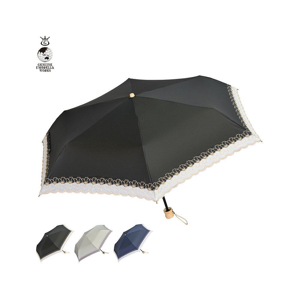 日本直邮genuine umbrella works 折叠伞 折叠伞 轻便 99% 紫外线