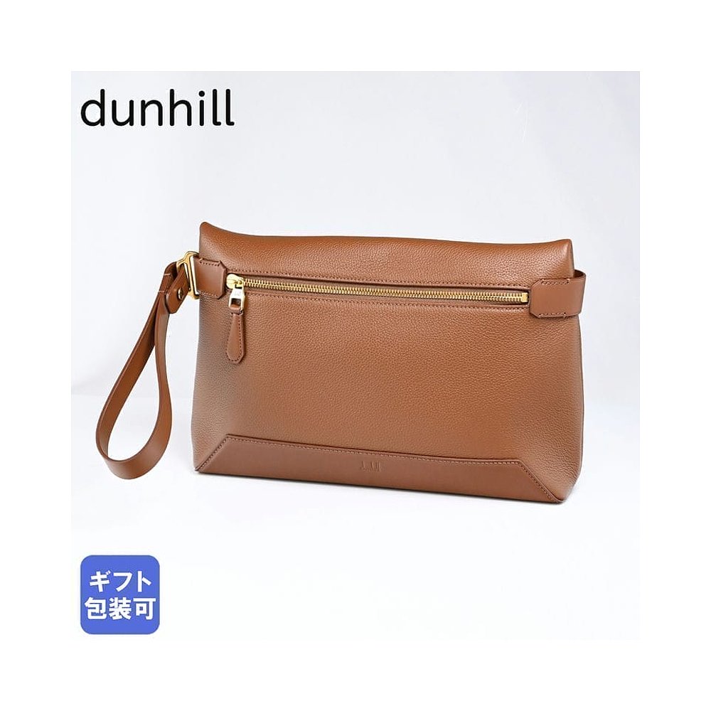 日本直邮dunhill 男士手拿包商务通勤休闲拉链包 23r3103gn25