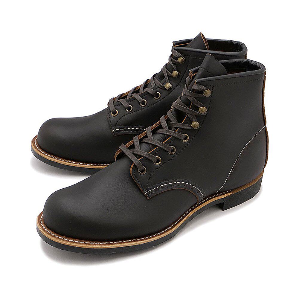 日本直邮redwing black smith 男士工作靴 #3345 black smith red