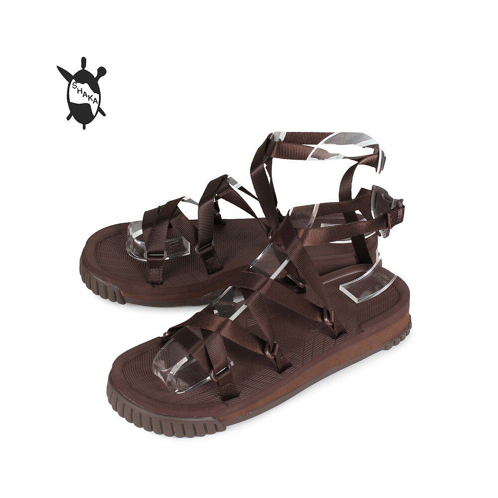 日本直邮shaka 凉鞋女式 nadel skinny 深棕色 433181