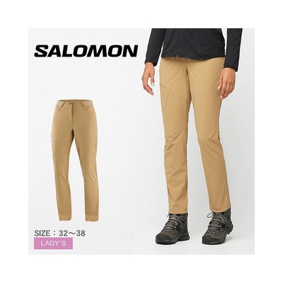 日本直邮Salomon 球衣 SALOMON WAYFARER PANTS 女式米色 LC20065