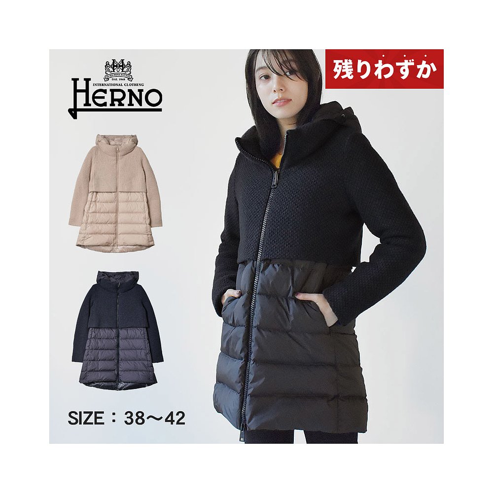 日本直邮HERNO Revival&霞慕尼 A型女士 PI0822D-33220夹克休