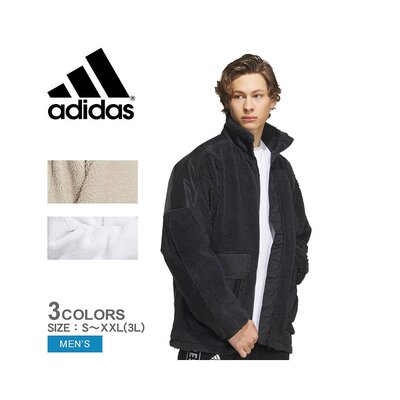 日本直邮ADIDAS 夹克男式 IEI00 运动服 Boa 夹克蓬松外套 SLZ