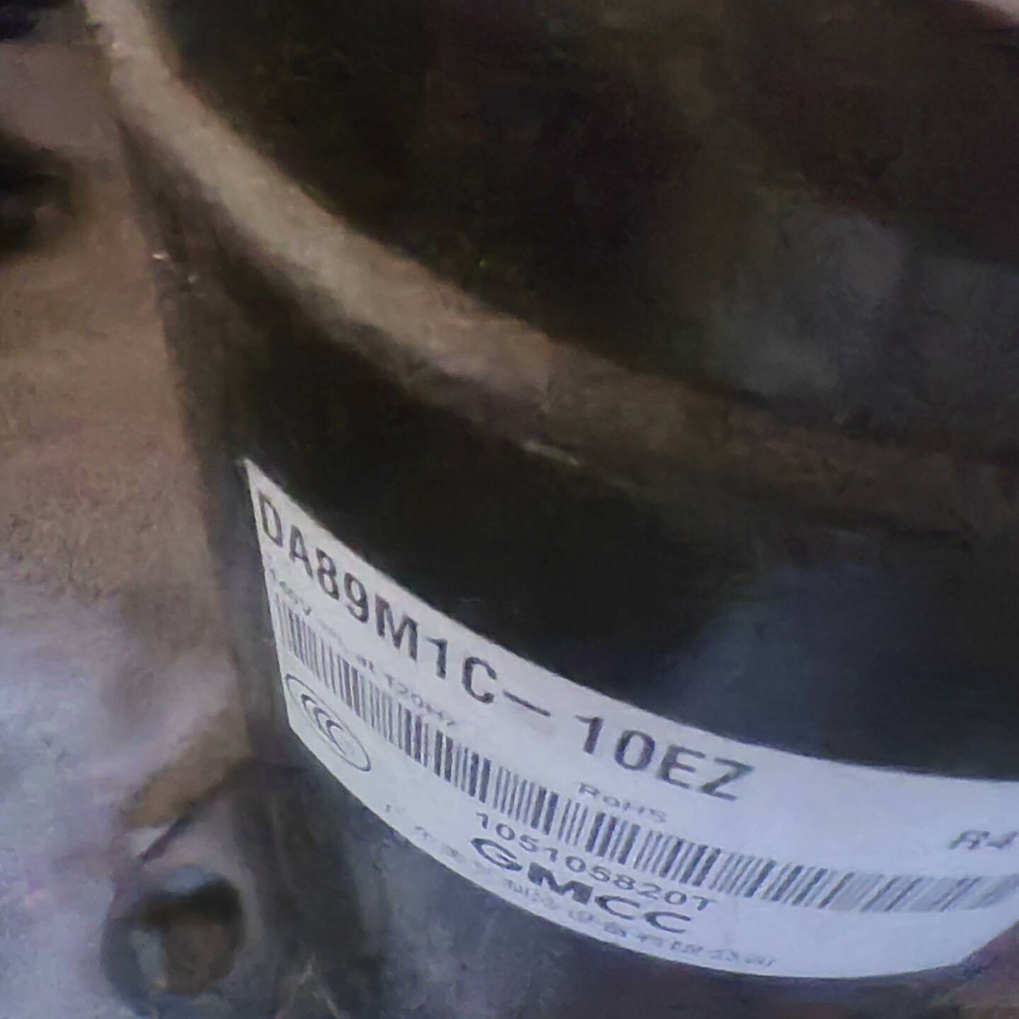 美芝DA89M1C-10EZ变频压缩议价 也可为维修！！