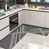 厨房地垫硅藻泥吸水软垫长条脚垫家用门口防滑耐脏垫子可擦洗地毯