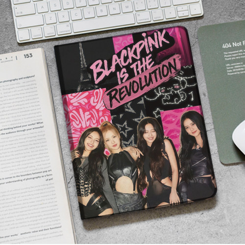 Blackpink同款Rose周边Air6 7 8皮套13寸ipad10.2适用air4/5 7第11代三折书本保护壳pro11笔槽mini56 7小米78