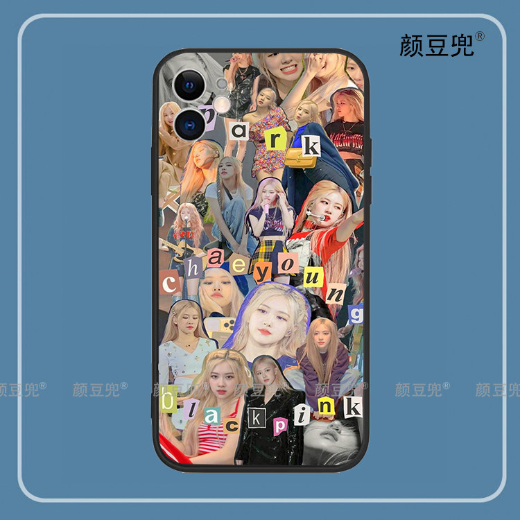 朴彩英ROSE 粉墨周边 适用iphone15 promax华为mate60pro红米K70硅胶苹果13vivoX70一加10pro小米14iqoo11pro