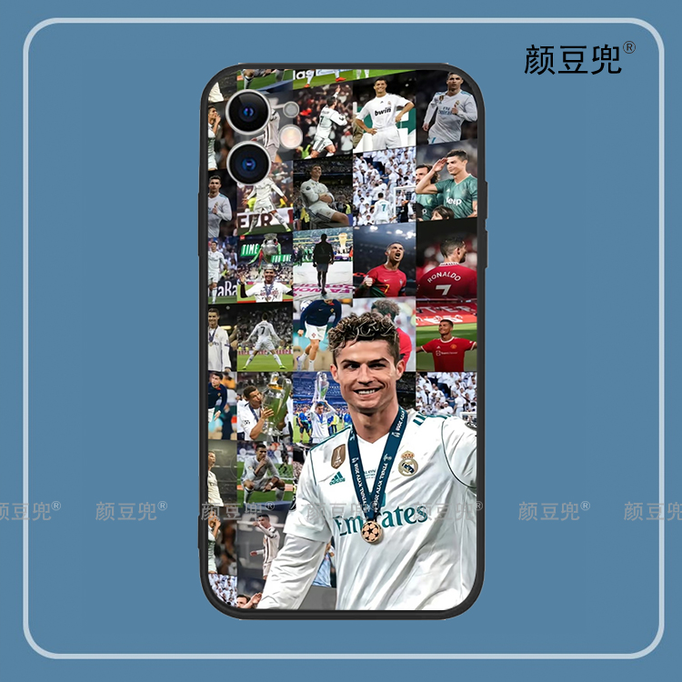 罗纳尔多C罗7号 CR7同款周边i16promax适用iphone15promax华为mate60pro红米K70硅胶苹果13vivoX70一加10小米