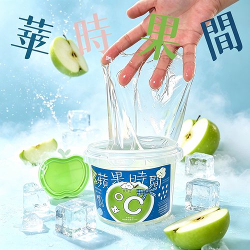网红爆款蘋果时间假水解压玩具