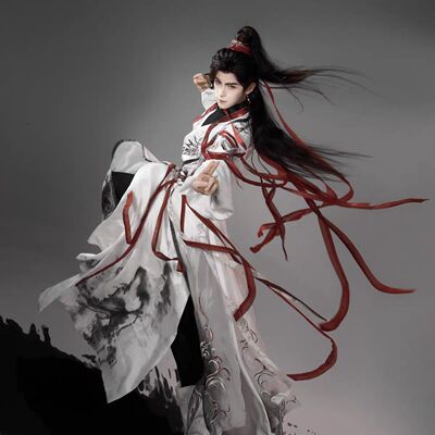 华裳明制云中鹤仙鹤汉服情侣装cosplay李白凤求凰发完
