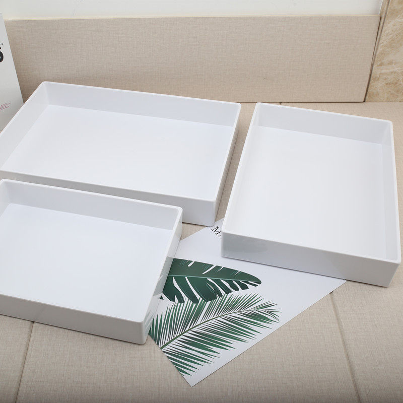 直边托盘塑料白色仿瓷摆摊家用盘子长方形密胺收纳盘凉菜面包展示,餐饮具,盘,淘宝优惠券,粉丝福利购,淘宝优惠卷
