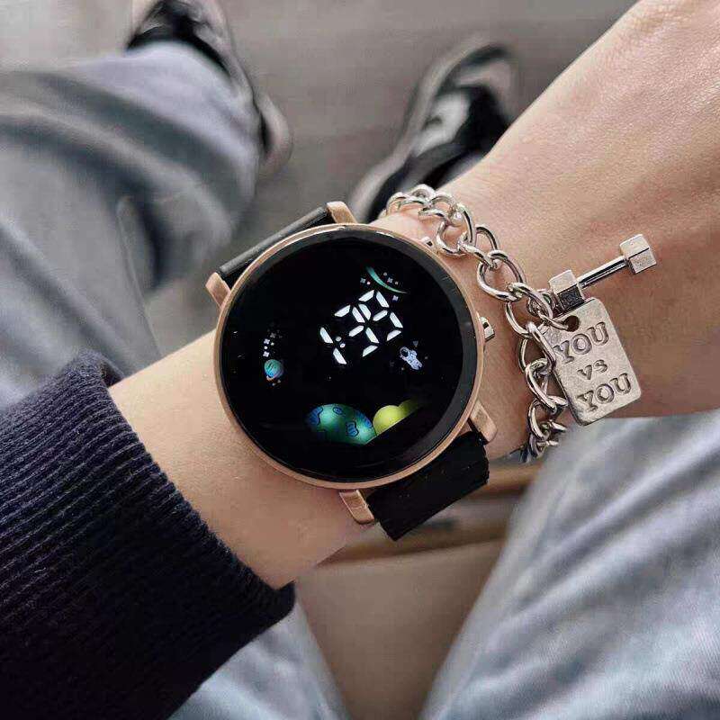 青少年手表男款夜光运动电子表高颜值ins学院风男孩女初 高中学生