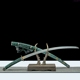 冷兵器影视道具T10宝剑太刀收藏摆件未开刃 龙泉刀剑一体锻打日式