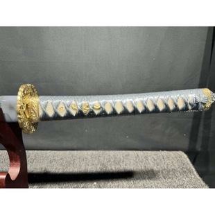 金属刀剑1095高碳钢纯铜居合冷兵器手工锻打一体日式指挥刀未开刃