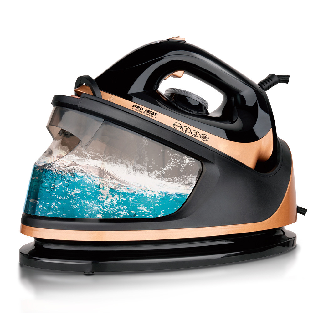 跨境欧规英规压力式蒸汽电熨斗吊瓶式商家用挂烫机大功率电烫斗