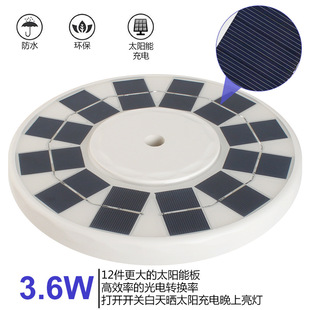 升级款太阳能旗杆灯旗帜灯128led庭院灯太阳能帐篷灯国旗灯野营灯