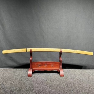 龙泉刀剑1095高碳钢白木居合日本剑手工锻打一体日式指挥刀未开刃