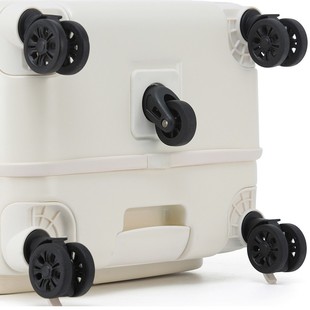 正品独行狼前开盖行李箱宽拉杆箱旅行箱20寸登机箱皮箱子五轮密码