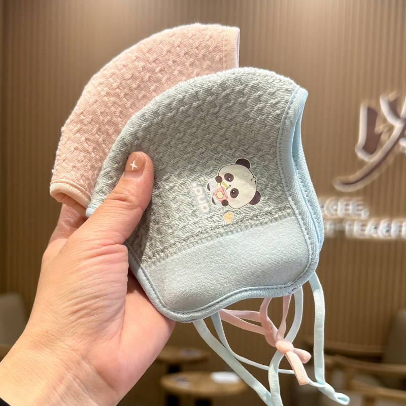 儿童口罩纯棉防风透气卡通熊猫男童女孩学生防寒口鼻面罩