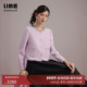 朗姿集团LIME莱茵钻饰装 饰圆领小香风短上衣25秋新款 宽松H型外套