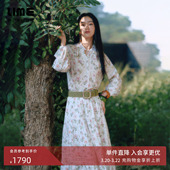 新款 liberty棉印花碎花蕾丝半身长裙2026年夏季 莱茵高端系列