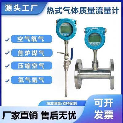 包邮热式气体质量流量计EMTF型焦炉煤气压缩空气氮气天然气计量