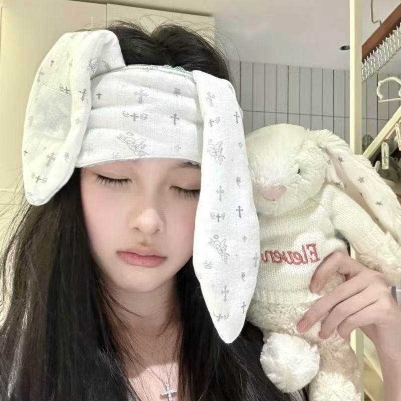 Monm可爱软萌兔耳蕾丝花