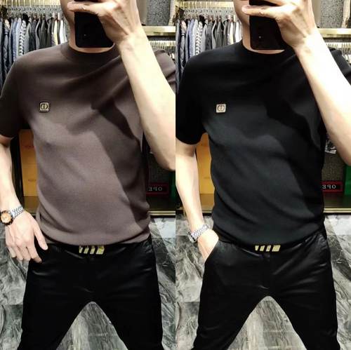 秋冬季短袖休闲百搭针织衫